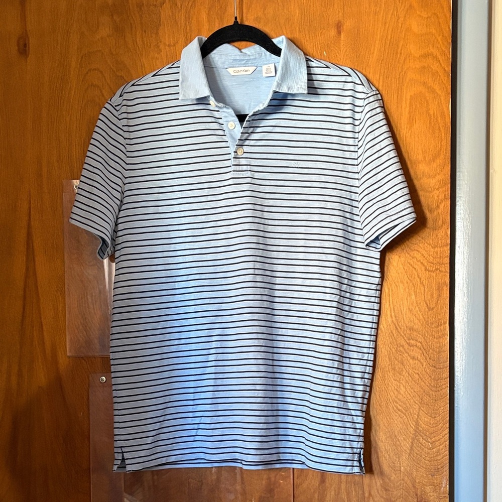 Calvin Klein Striped Men’s Polo